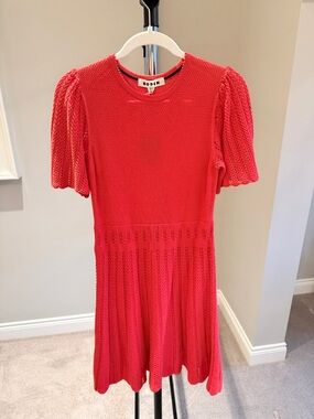 Boden Cotton Stitch Crew Dress